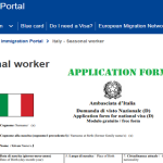 Italy Work Permit Visa